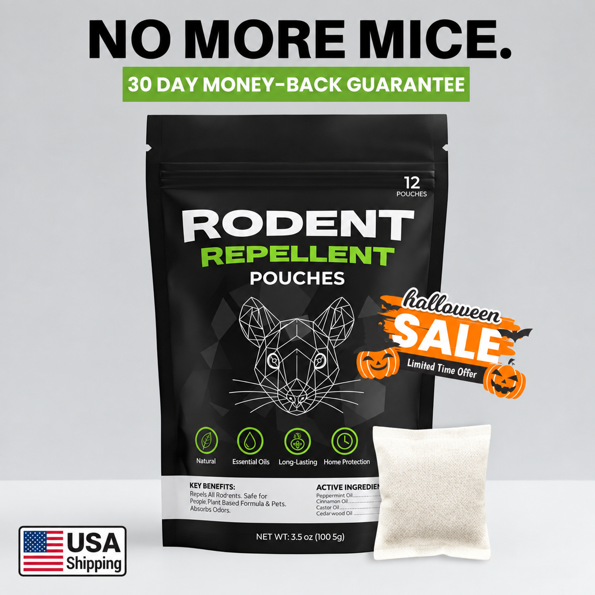 FlexBeam™ Mouse Repellent Pouches
